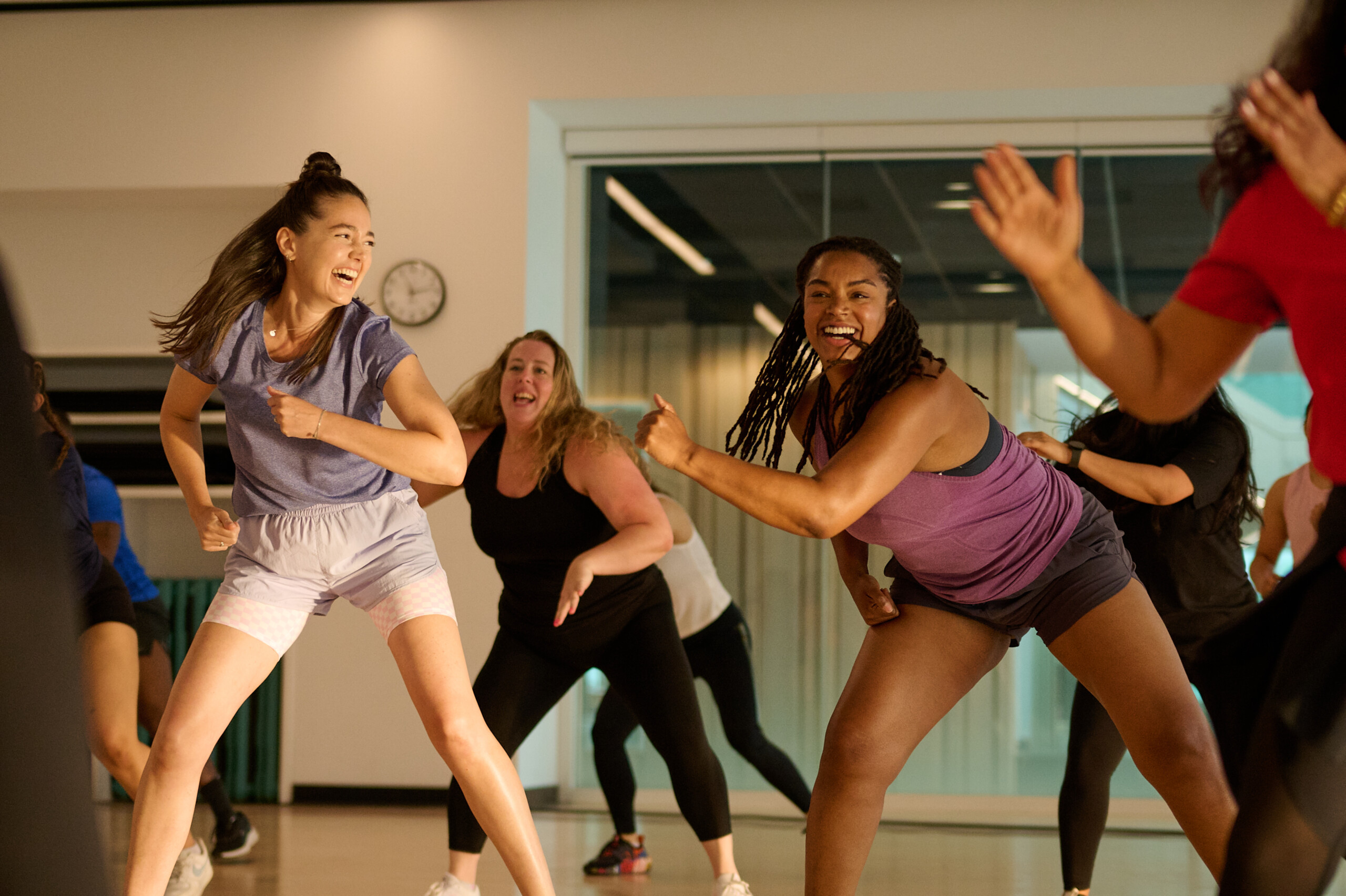People enjoying a Fitness Class at the YMCA