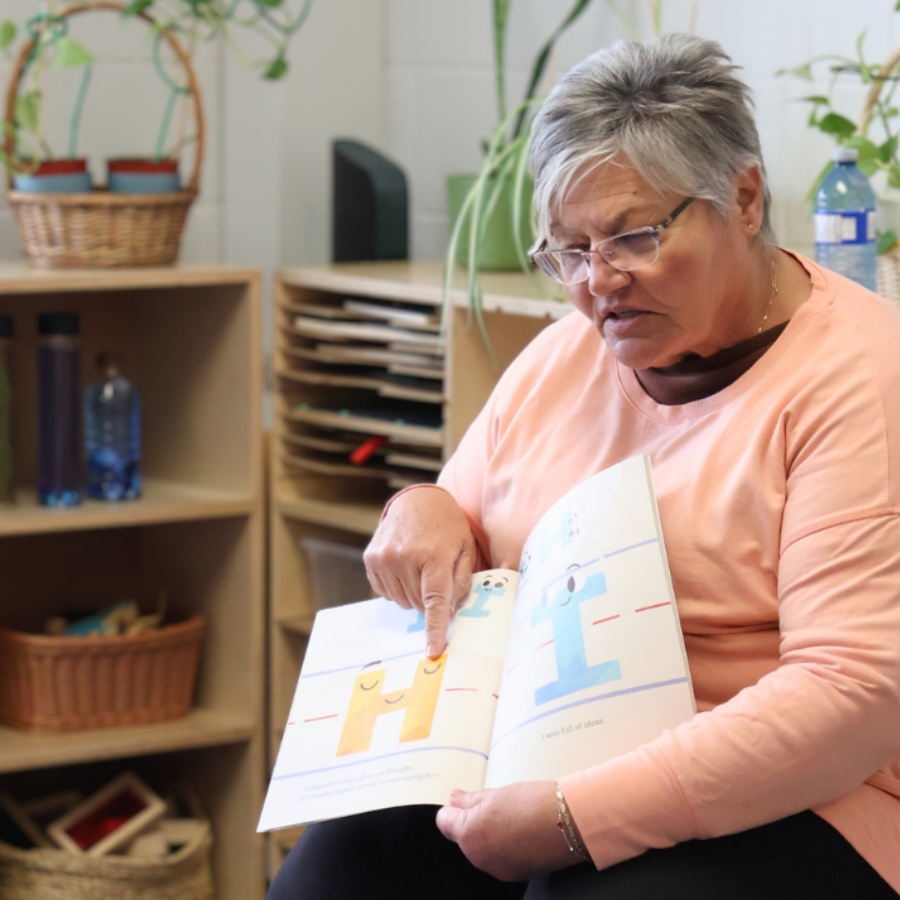 Story time at Thorold EarlyON Centre